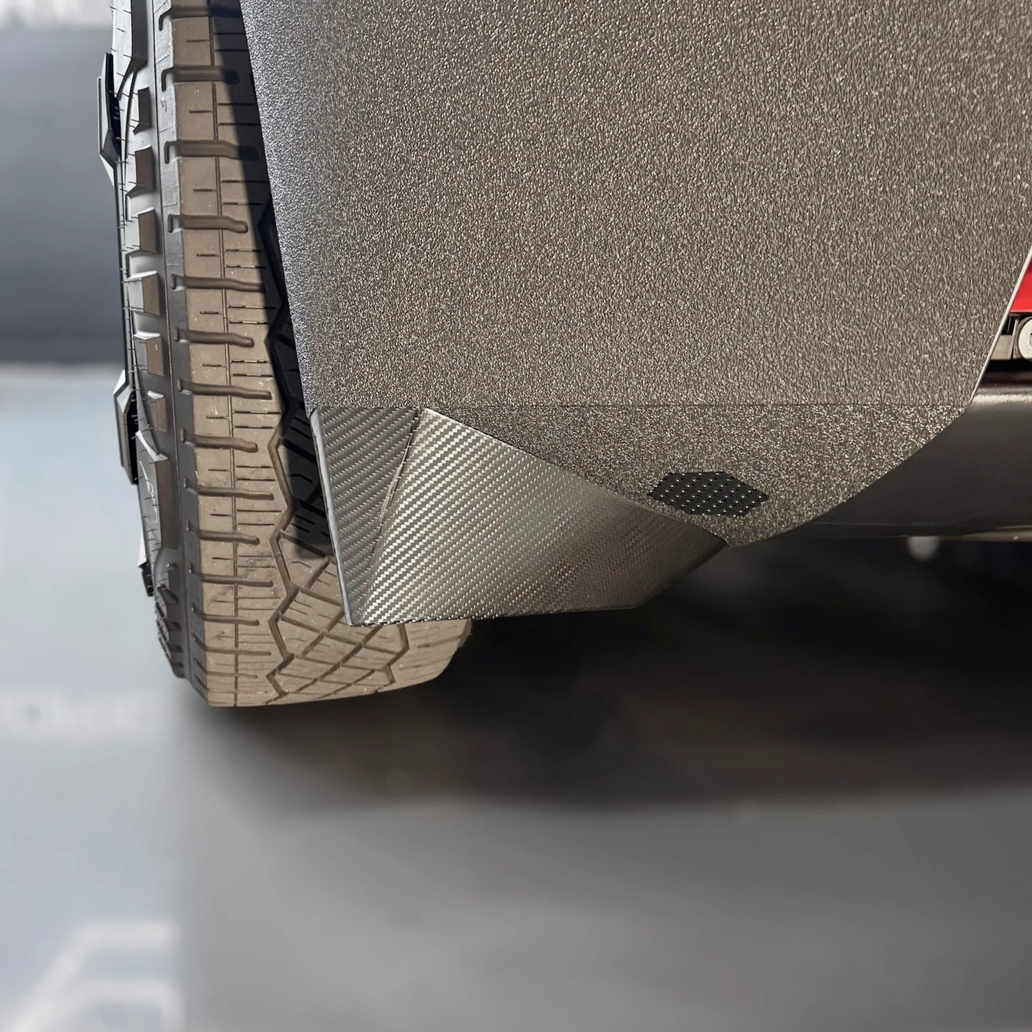 Tesla Cybertruck Lower Front Bumper Overlays – Real Dry-Molded Carbon Fiber, 2-Piece Set, Glossy or Matte Finish, Front End Styling & Protection Upgrade