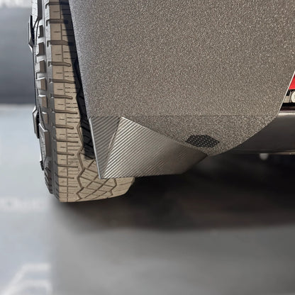 Tesla Cybertruck Lower Front Bumper Overlays – Real Dry-Molded Carbon Fiber, 2-Piece Set, Glossy or Matte Finish, Front End Styling & Protection Upgrade