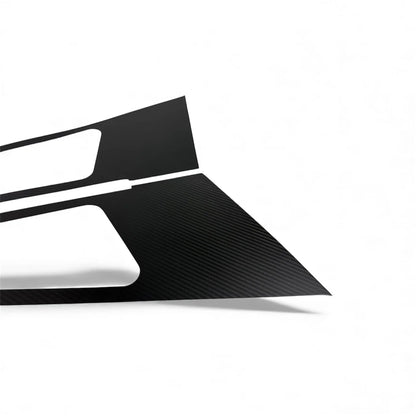 Tesla Cybertruck A-Pillar Full Corner Window Overlay (1 Pair) – Real Dry Molded Carbon Fiber Exterior Trim, Glossy or Matte Finish