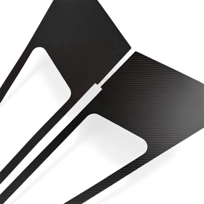 Tesla Cybertruck A-Pillar Full Corner Window Overlay (1 Pair) – Real Dry Molded Carbon Fiber Exterior Trim, Glossy or Matte Finish