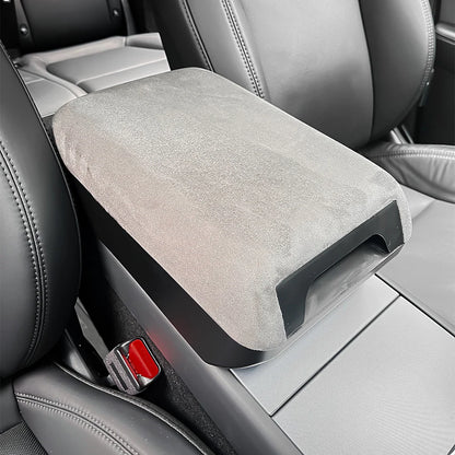 Raised Center Console Armrest Storage Box with Drawer for Tesla Model Y Juniper 2025+ & Tesla Model 3 Highland 2024–2026+ | Ergonomic Armrest Riser Organizer with Hidden Storage