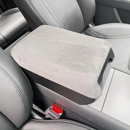 Raised Center Console Armrest Storage Box with Drawer for Tesla Model Y Juniper 2025+ & Tesla Model 3 Highland 2024–2026+ | Ergonomic Armrest Riser Organizer with Hidden Storage