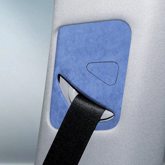 Premium Alcantara Seat Belt Adjustment Panel Covers for 2025+ Tesla Model Y Juniper (2025.03+) – OEM Interior Trim Protection & Luxury Suede Upgrade
