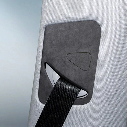 Premium Alcantara Seat Belt Adjustment Panel Covers for 2025+ Tesla Model Y Juniper (2025.03+) – OEM Interior Trim Protection & Luxury Suede Upgrade