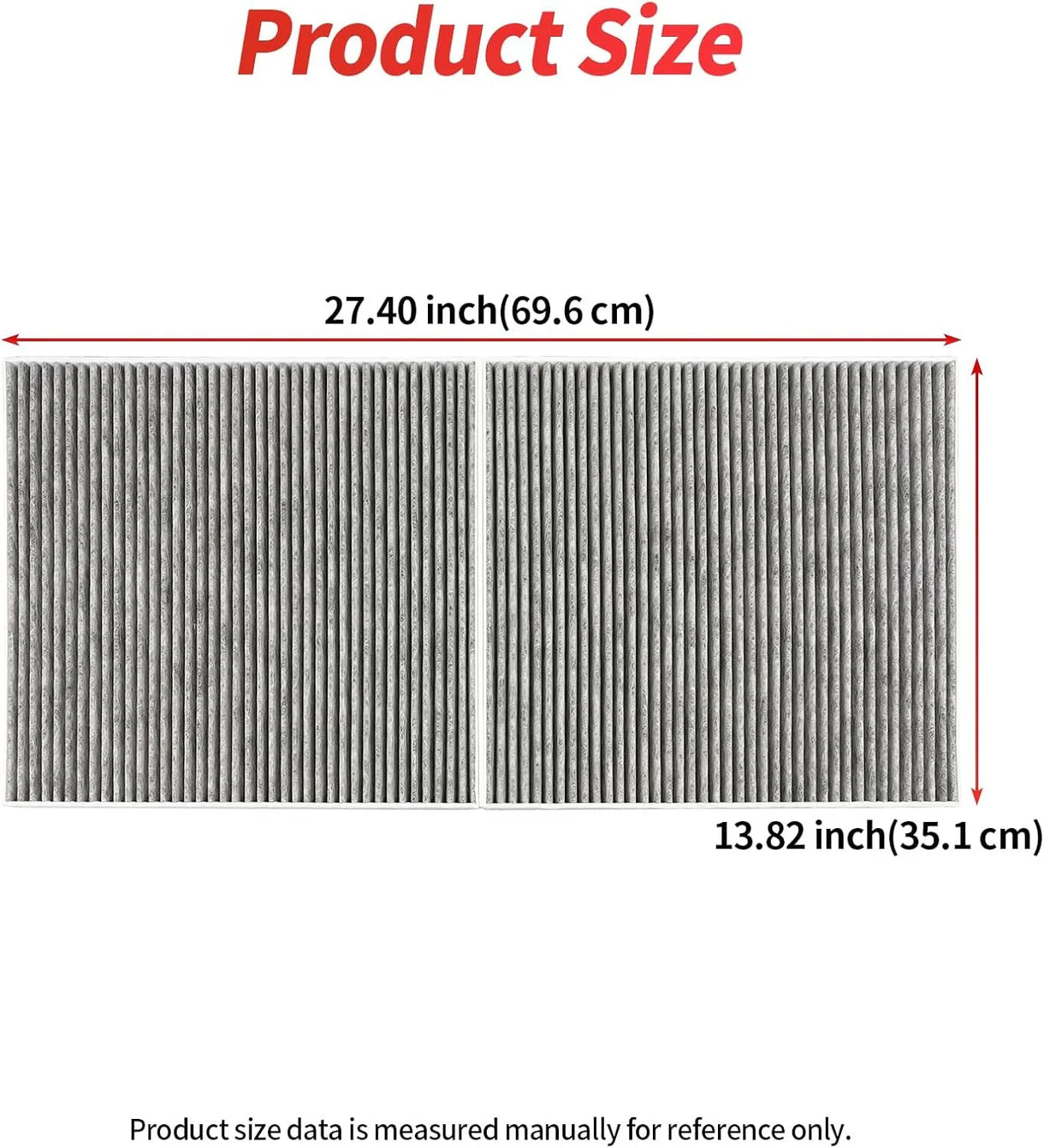 Premium HEPA Cabin Air Filter for Tesla Model S (2016–2025) & Tesla Model X (2016–2025) – 5-Layer High Efficiency Replacement Filter, OEM Fit, Removes Dust, Pollen, Smoke & Odors