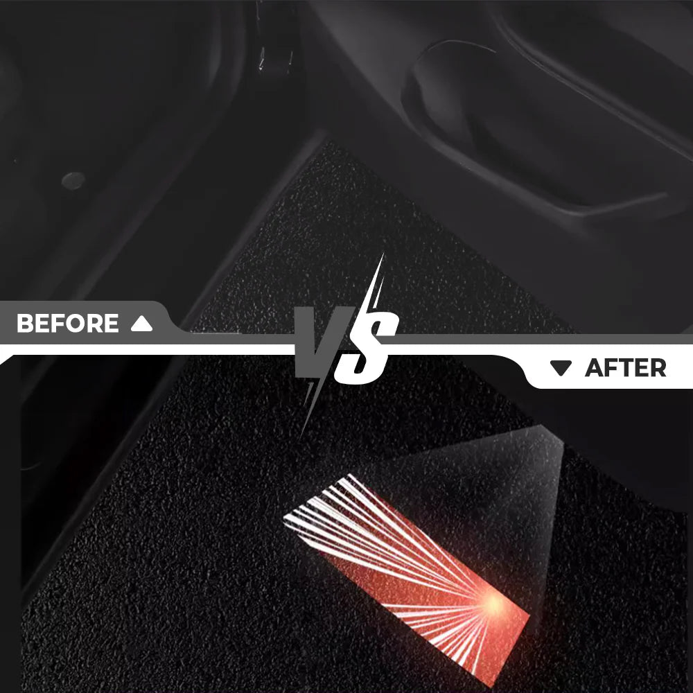 Premium LED Door Puddle Lights with Juniper Launch Series Logo for 2026+ Tesla Model Y & Tesla Model 3 (All Years) – HD Welcome Projection Lamps, Plug & Play Interior Exterior Upgrade