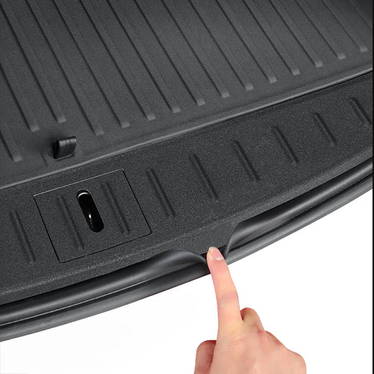 Premium Trunk Sill Protector for Tesla Model S / Model X (2021–Present) | Heavy-Duty TPE Scratch & Scuff Guard with OEM-Fit Design & 3M Automotive Adhesive