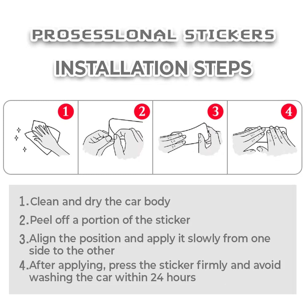 Tesla Robotaxi Exterior Sticker for Model 3 / Model Y / Model S / Model X – Premium Waterproof PVC Decal for Autonomous Ride-Sharing Identification & Futuristic Styling