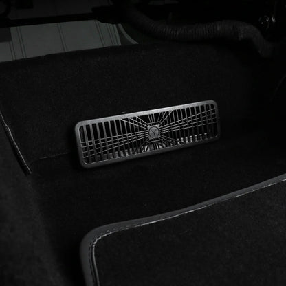 Premium Under-Seat Vent Covers for Tesla Model Y Juniper (2025.03+) – Custom Fit Anti-Drop Gap Blockers for Seat Air Vent Protection | Durable ABS Interior Organizer Accessories (2-Piece Set)