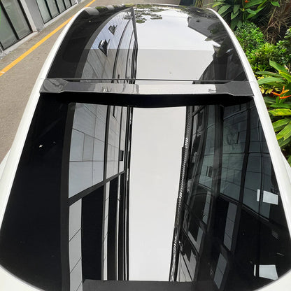 Real Dry Carbon Fiber Rear Roof Spoiler for 2020-2026 Tesla Model Y & 2025+ Tesla Model Y Juniper | OEM Fit Aerodynamic Trunk Wing Lip for Long Range, Premium & Performance