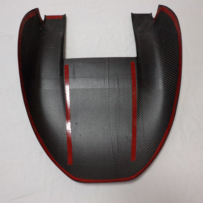 Real Carbon Fiber Seat Back Covers for 2024+ Tesla Model 3 Highland & 2025.03+ Tesla Model Y Juniper Premium – Genuine Dry Carbon Fiber Rear Seat Protector Trim with Pocket Covers