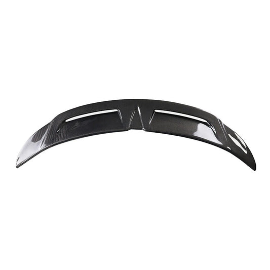 Tesla Model Y Juniper 2025+ Real Carbon Fiber Rear Spoiler Wing – Dual Air Outlet Aerodynamic Trunk Lip | Lightweight Performance Upgrade with 3M Adhesive Installation
