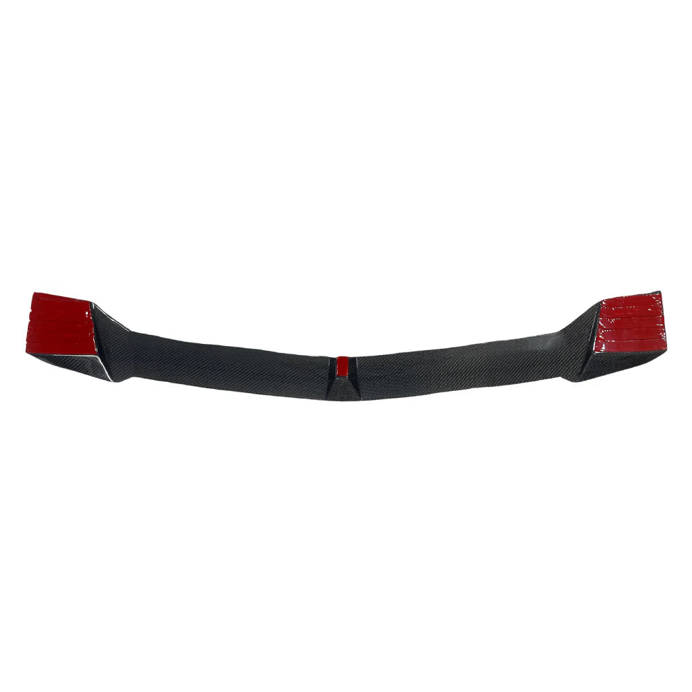 Real Dry Carbon Fiber Rear Roof Spoiler for 2020-2026 Tesla Model Y & 2025+ Tesla Model Y Juniper | OEM Fit Aerodynamic Trunk Wing Lip for Long Range, Premium & Performance