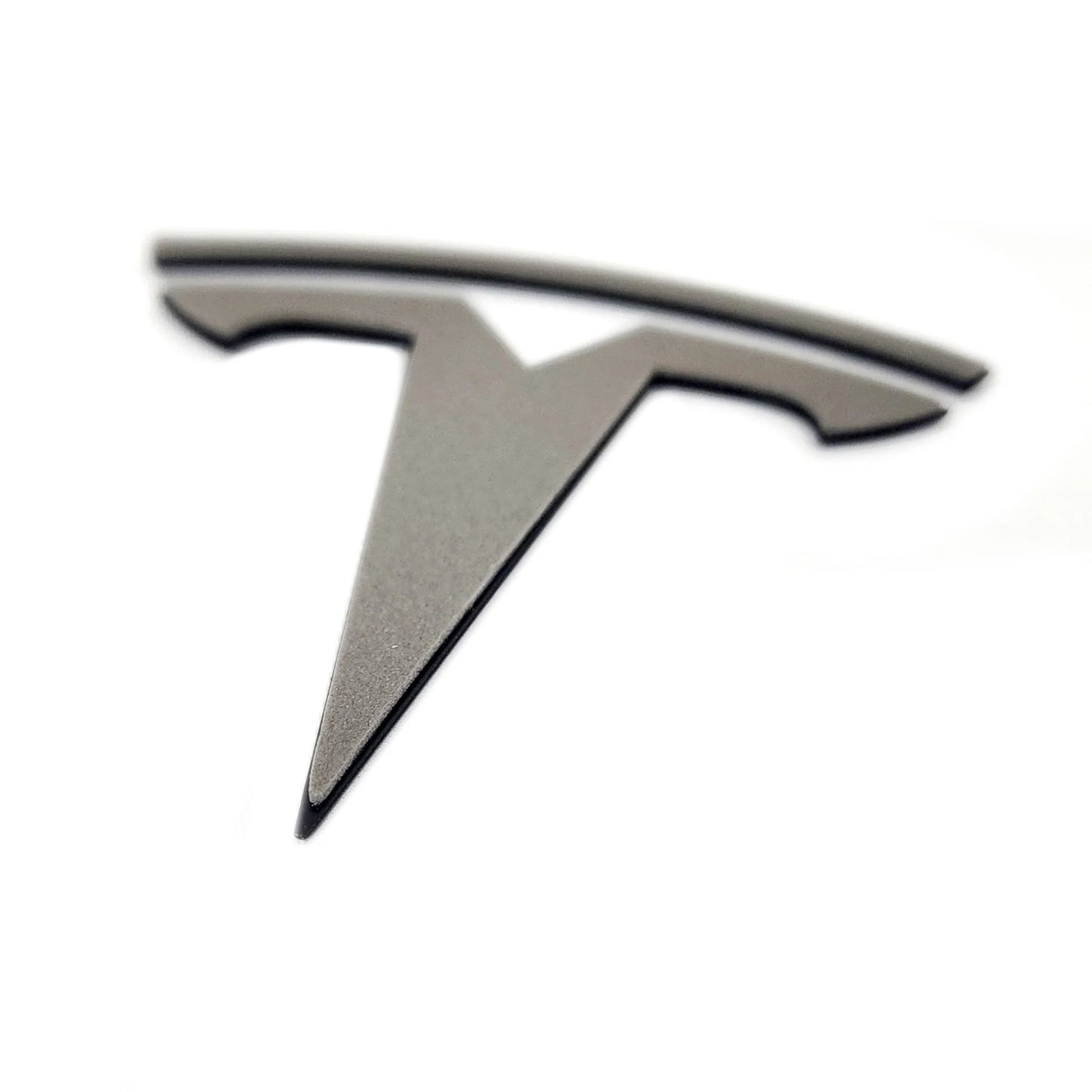 2017–Present Tesla Model 3 & Model Y Replacement Hood “T” Emblem & Rear “TESLA” Trunk Letter Set – Glossy Black or Satin Black | Chrome Delete Badge Upgrade