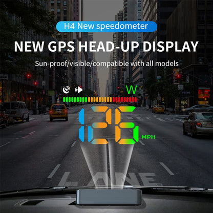 Geyiren H4 HUD, A car head-up display that shows speed and GPS information on glass, suitable for all cars, new and improved.