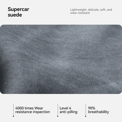 Carbon Fiber Leather Steering Wheel Cover for Tesla Model 3 Highland (2024+) & Model Y Juniper (2025+) – Anti-Slip Sport Grip, Interior Upgrade Accessory