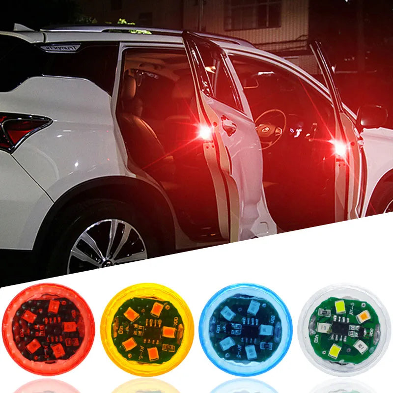 Car Opening Door Safety Warning Anti-collision Lights Anti Rear-end Collinsion Indicator Lights Signal Collision Safety Lamps