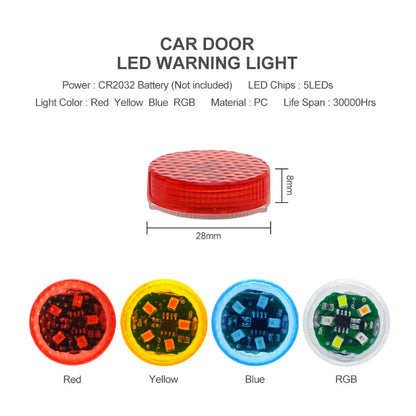 Car Opening Door Safety Warning Anti-collision Lights Anti Rear-end Collinsion Indicator Lights Signal Collision Safety Lamps