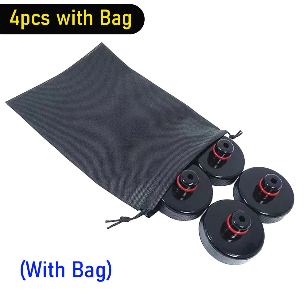 Upgraded Tesla Jack Lift Pads for Tesla Model S / Model 3 / Model X / Model Y (Including 2025+ Model Y Juniper & Model 3 Highland) – Rubber Lifting Jack Adapter Pucks for Battery & Chassis Protection Tool Kit