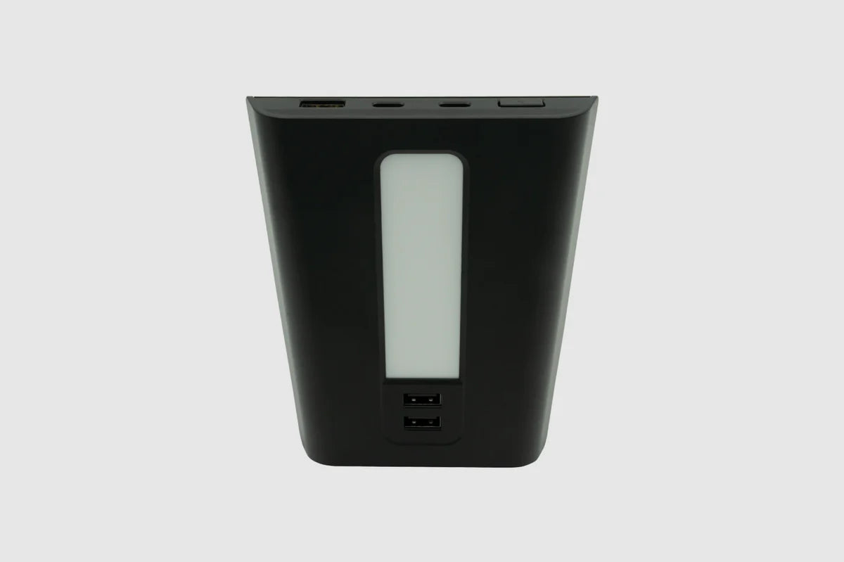 Jowua Dual USB-C Hub with LED Ambient Light for Tesla Model 3 & Model Y (2021–2023 Refresh Center Console) – 45W PD Fast Charging & Data Expansion