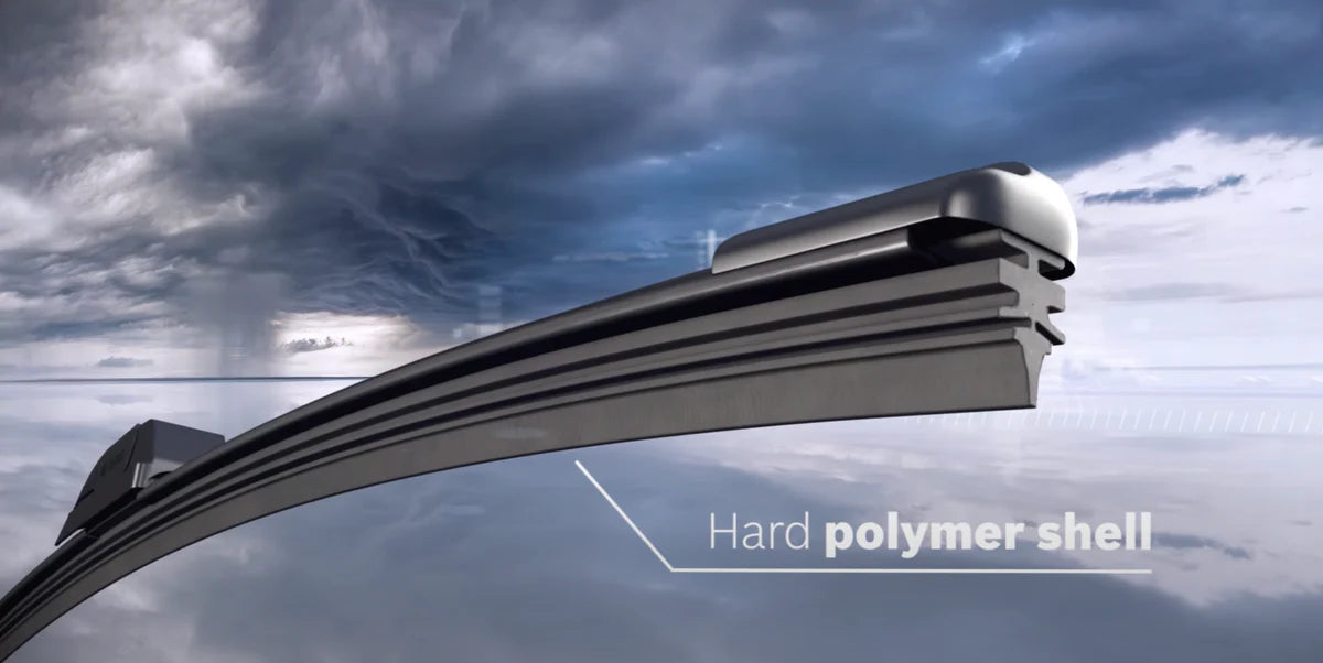 Bosch Aerotwin Front Wiper Blades for Tesla Model 3 – OEM Beam Technology, All-Season Performance, Quiet & Streak-Free Wipe