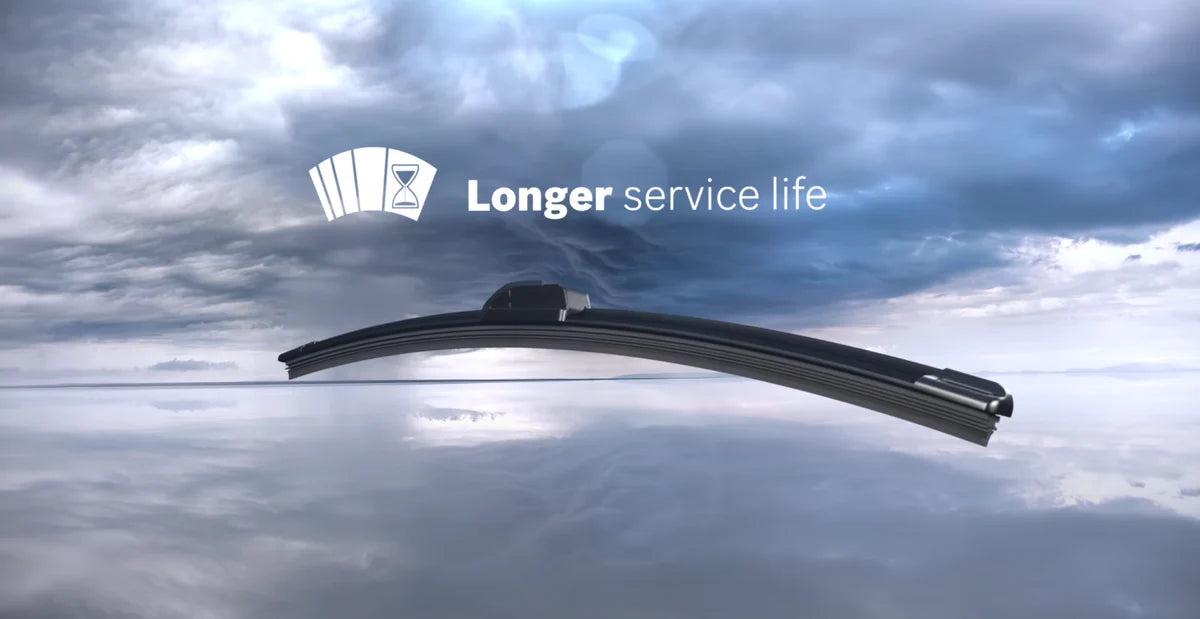 Bosch Aerotwin Front Wiper Blades for Tesla Model 3 – OEM Beam Technology, All-Season Performance, Quiet & Streak-Free Wipe