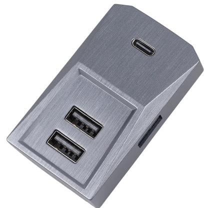 Tesla Model S, Model X, Model 3 & Model Y USB Glovebox Hub – Cybertruck Style 4-in-1 Power & Data Splitter for Sentry Mode, Music & Charging