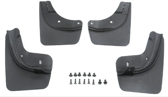 Flat Mud Flaps Splash Guards for Tesla Model S 2021+ | No-Drill ABS Fender Protection (Set of 4)