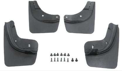 Flat Mud Flaps Splash Guards for Tesla Model S 2021+ | No-Drill ABS Fender Protection (Set of 4)