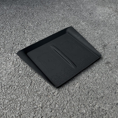 Anti-Slip Silicone Wireless Charging Pad Liner for Tesla Model Y Juniper Standard 2025 2026 2027 Center Console Phone Dock Protector Mat