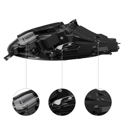 Matrix LED Headlights Assembly Replacement for Tesla Model 3 (2021–2023) & Model Y (2020–2024) | OEM 1514952-00-C / 1514953-00-C