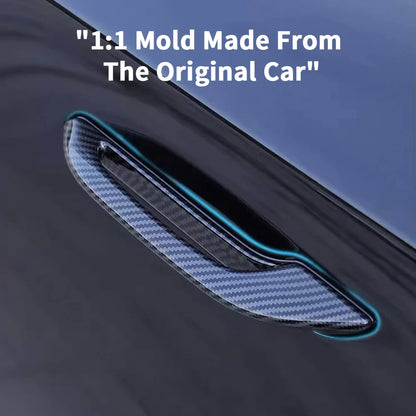 Tesla Model 3 (2017–2026+) & Model Y (2020–2026+) Door Handle Add-On Grip Cover – Easy Open Assist for Highland & Juniper, Anti-Freeze Ergonomic Exterior Accessory (Set of 4)