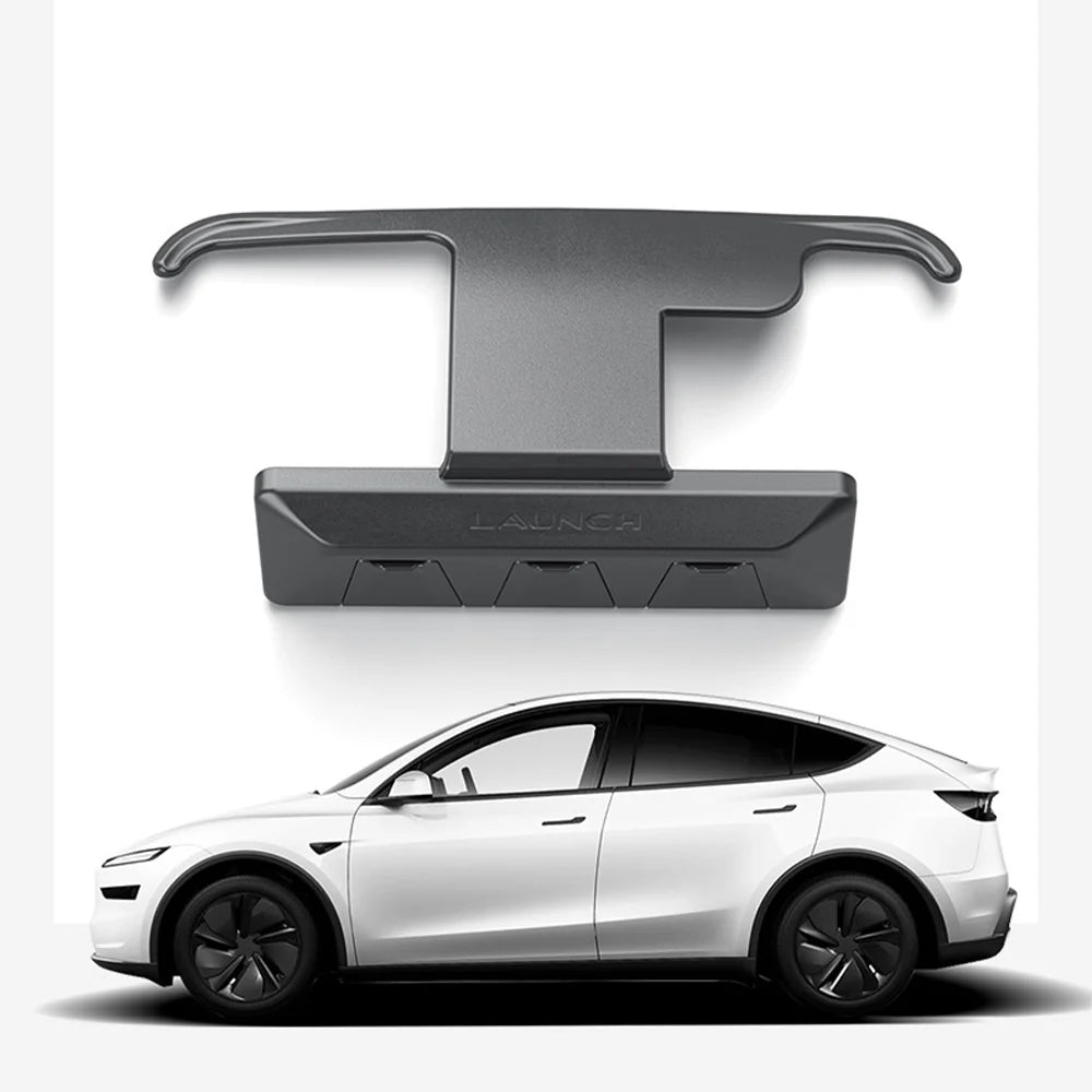 Tesla Model 3 Highland Rear Seat Headrest Hanger Hooks (2024+) & Tesla Model Y Juniper Seat Back Storage Hooks (2025.03+) – Foldable Heavy-Duty ABS Bag Holder Organizer for Handbags, Grocery Bags, Backpacks & Coats