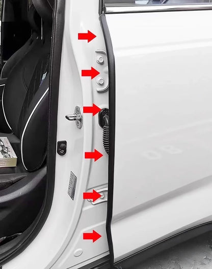 Full Vehicle Wind Noise Reduction Rubber Seal Kit for Tesla Model 3 (2021–2026 Highland) & Model Y (2020–2026 Juniper) – Door, B/C Pillar, Trunk & Frunk Weatherstrip Set, Self-Adhesive EPDM Soundproofing Upgrade