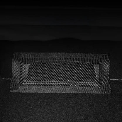 Tesla Model 3 (2017–2025+) & Model Y (2020–2025+) Under-Seat Vent Storage Net Organizer | Anti-Drop Gap Filler, Durable Nylon Mesh, Tool-Free Easy Installation with Strong Velcro® Adhesive (2-Pack)