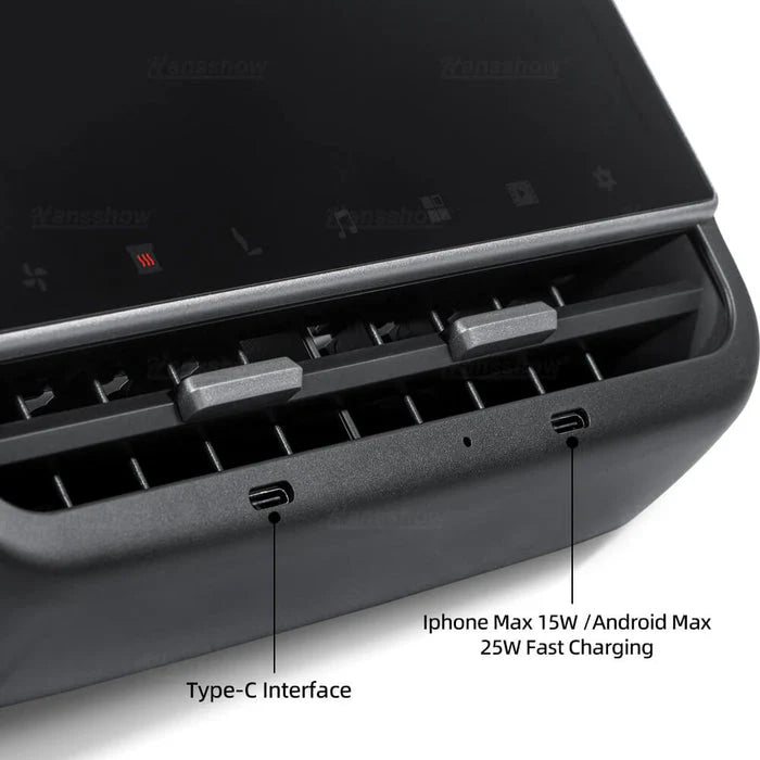 Tesla Model 3 & Model Y 8.6-Inch Android Rear Entertainment Screen – HD Touch Display, Rear Passenger Control Panel for Streaming, Gaming & Climate Adjustment (2017–2023.9 / 2020–2025.02)