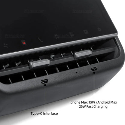 Tesla Model 3 & Model Y 8.6-Inch Android Rear Entertainment Screen – HD Touch Display, Rear Passenger Control Panel for Streaming, Gaming & Climate Adjustment (2017–2023.9 / 2020–2025.02)