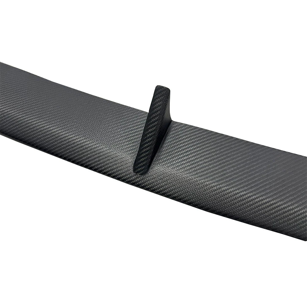 Real Carbon Fiber Front Lip Spoiler for Tesla Model Y Juniper 2025+ (Non-Performance) – 3PCS Split Front Bumper Lip Kit, Aerodynamic Body Kit Upgrade