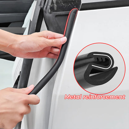 Full Vehicle Wind Noise Reduction Rubber Seal Kit for Tesla Model 3 (2021–2026 Highland) & Model Y (2020–2026 Juniper) – Door, B/C Pillar, Trunk & Frunk Weatherstrip Set, Self-Adhesive EPDM Soundproofing Upgrade