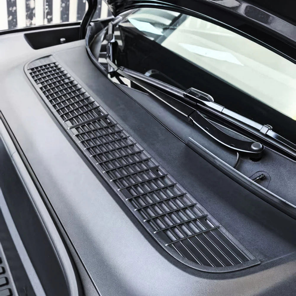 2026+ Tesla Model Y Juniper Air Intake Vent Cover (2025.03+) – Front HVAC Inlet Protection Grille, ABS + Stainless Steel Mesh, Anti-Debris Air Vent Guard for Tesla Model Y Juniper