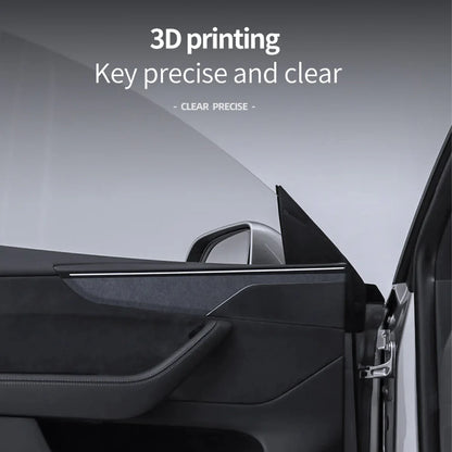 Alcantara Door Panel Covers for Tesla Model Y Juniper 2026+ / 2025.03+ – Premium Interior Door Trim Overlays, Suede Upgrade Kit, OEM Fit, Easy Install