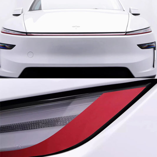 Tesla Model Y Juniper 2026+ Headlight Trim Film Cover – Custom Color PPF Headlight Edge Protection Wrap for Tesla Model Y Juniper Exterior Styling Upgrade