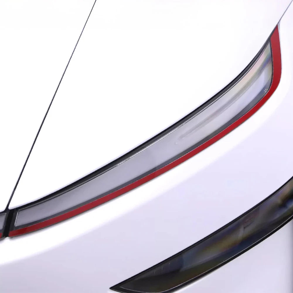Tesla Model Y Juniper 2026+ Headlight Trim Film Cover – Custom Color PPF Headlight Edge Protection Wrap for Tesla Model Y Juniper Exterior Styling Upgrade