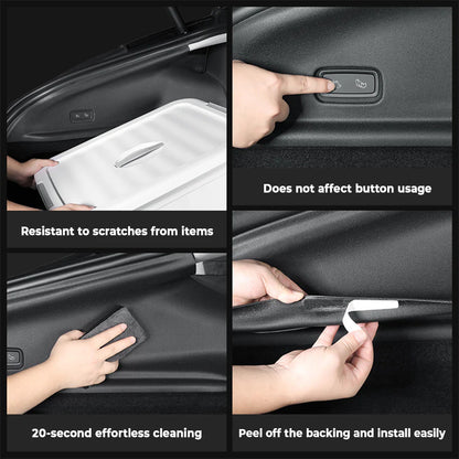 Custom-Fit Side Trunk Upper Protectors for Tesla Model Y Juniper 2025 / 2026 (RWD, AWD, Performance) – TPE Scratch-Resistant Interior Cargo Side Wall Covers