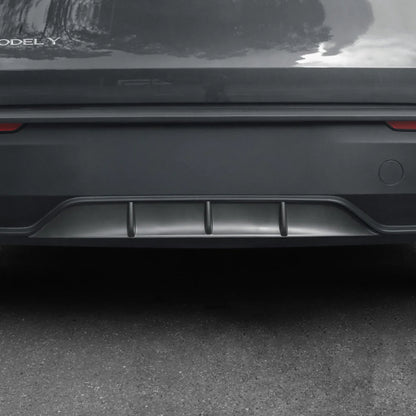 Rear Bumper Diffuser for 2026+ Tesla Model Y Juniper (Non-Performance) – Matte Black, Gloss Black & Carbon Fiber Style ABS Rear Lip Aerodynamic Body Kit Upgrade