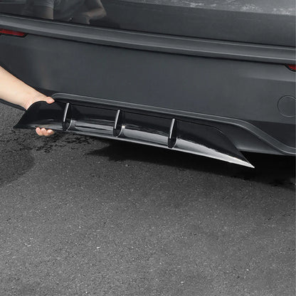 Rear Bumper Diffuser for 2026+ Tesla Model Y Juniper (Non-Performance) – Matte Black, Gloss Black & Carbon Fiber Style ABS Rear Lip Aerodynamic Body Kit Upgrade