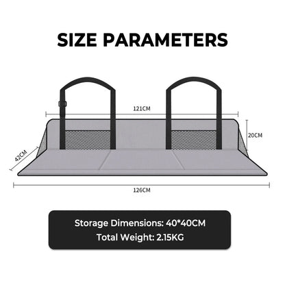 Tesla Model Y (2020–2026+) & Model X Camping Bed Extension Board – Foldable Rear Seat Sleeping Platform, Flat Mattress Support for Car Camping, Road Trips & Overlanding