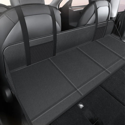 Tesla Model Y (2020–2026+) & Model X Camping Bed Extension Board – Foldable Rear Seat Sleeping Platform, Flat Mattress Support for Car Camping, Road Trips & Overlanding