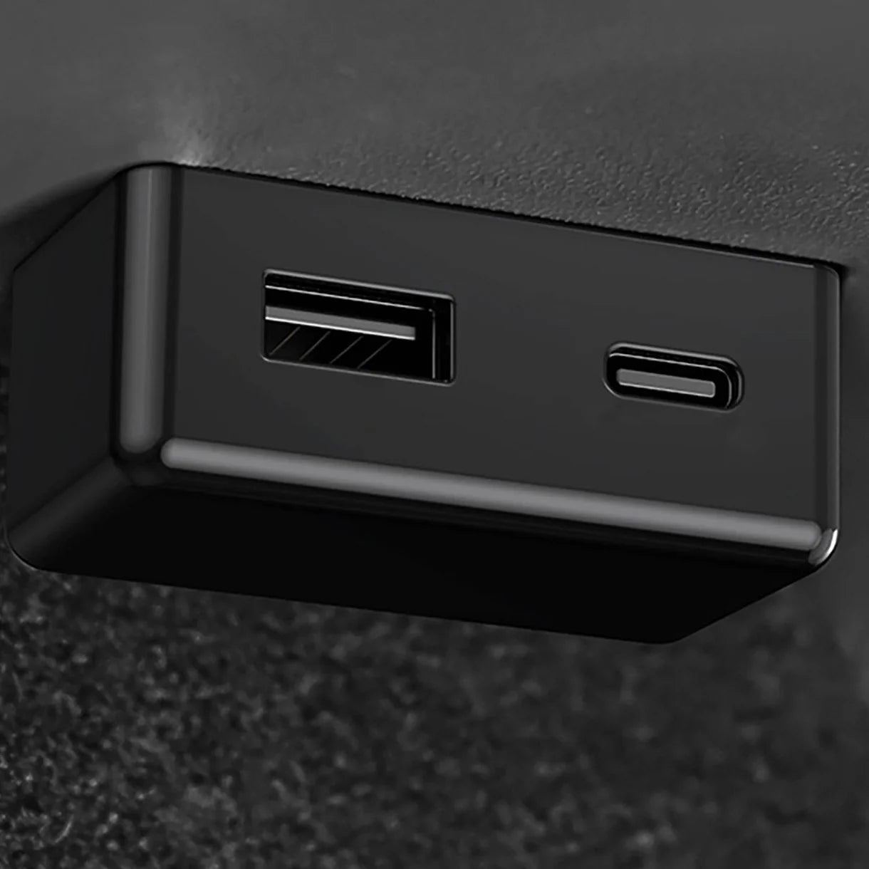Tesla OBD-II Fast Charging Adapter for Tesla Model 3 / Model Y / Model S / Model X – USB-C & USB-A Power Connector for Wireless Phone Mounts & Dash Cams