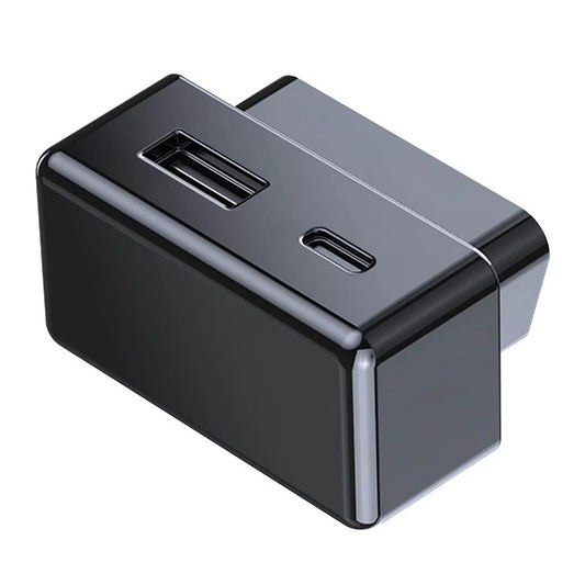 Tesla OBD-II Fast Charging Adapter for Tesla Model 3 / Model Y / Model S / Model X – USB-C & USB-A Power Connector for Wireless Phone Mounts & Dash Cams